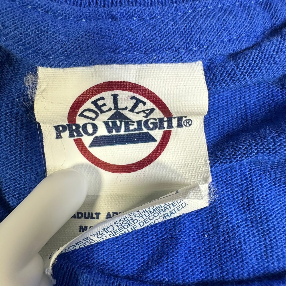 Delta Pro Weight Starlin Castro Chicago MLBPA Graphic T-Shirt Mens Large Blue - Picture 3 of 8
